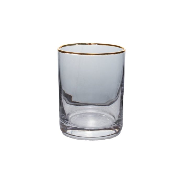 GoldRimShortGlass