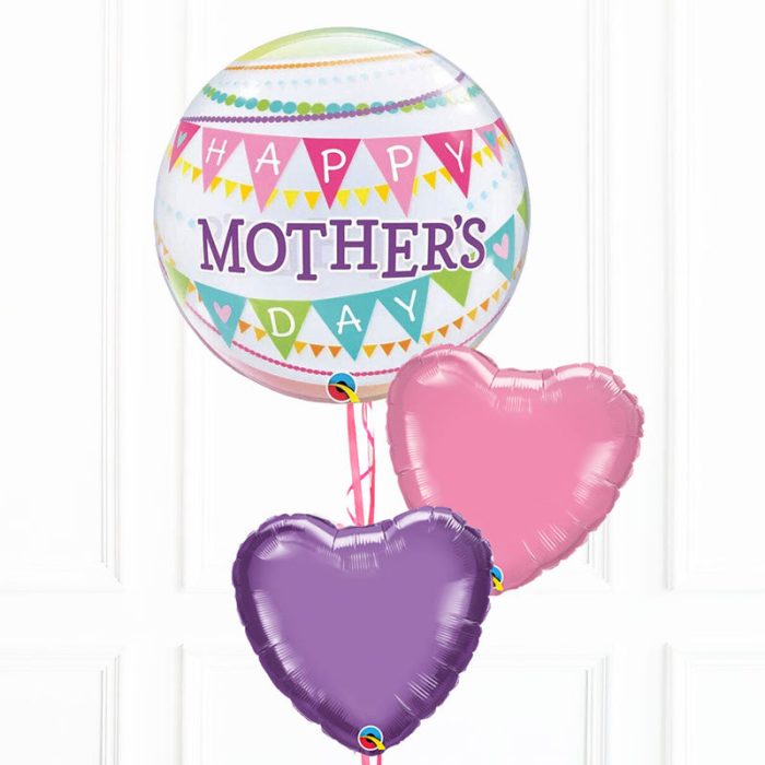 Pennant Bubble Balloon Bunch