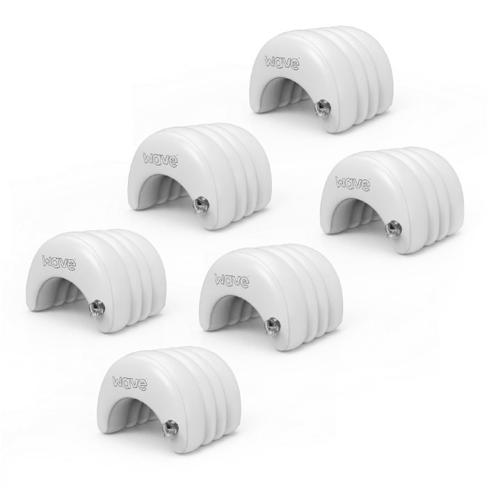 inflatable spa head rest pillow 6 pack white inflatable spa head rest pillow 6 pack white 929634